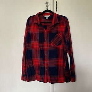 Flannel Plaid Button Up